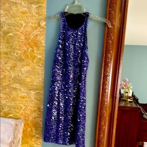 Sequin Purple Dress